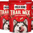 Milk-Bone Trail Mix Dog Treats, Real Beef & Sweet Potato Flavor, 9 Ounces (Pack of 6) (EXP 04/10/27)