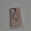 TORRAS Magnetic for iPhone 16 Pro Max Case Silicone with Stand, Fit for MagSafe, 360 Ring Stand with Camera Control, Ostand Q3 Silicone Rubber Soft Case for iPhone 16 Pro Max 6.9'', Dune Beige