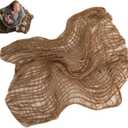 Zeroest Newborn Baby Photography Props Jute Layer Linen Blanket Newborn Boy Girl Photoshoot Basket Layering Piece Burlap Background (Linen)