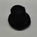 Roll Brims Tall Top Hat for Adult Bowlers Hat Magicians Hat Halloween Party Hat Cosplay Costume Stage Show Headwear Black (Large)