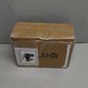 Solar Underground Outdoor Lights IP65 Waterproof, Rechargeable 500mAh NI-MH Battery LED Landscape Lighting, 0.2W Solar Panel Black Garden Path Lights for Yard(Warm Light, 8 Pack)