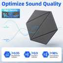 20 Pack Acoustic Panels with Self-Adhesive 12"X10"X0.4" Sound Proof Foam Panels for Walls, High Density Soundproof Wall Panels, Z-Line Hexagon Sound Dampening Panels for Home Studio Decor Office-Black