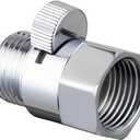G1/2" Brass Flow With Handle Quick Control Flow Shutoff Valve Shower Head Water Saver Bathroom