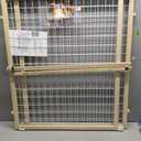 Toddleroo by North States - Extra-Wide Wire Mesh Wooden Baby Gate: Pressure Mounted Baby Gate for Doorways - Adjustable 29.5 to 50 Inches Wide - 31 Inches Tall