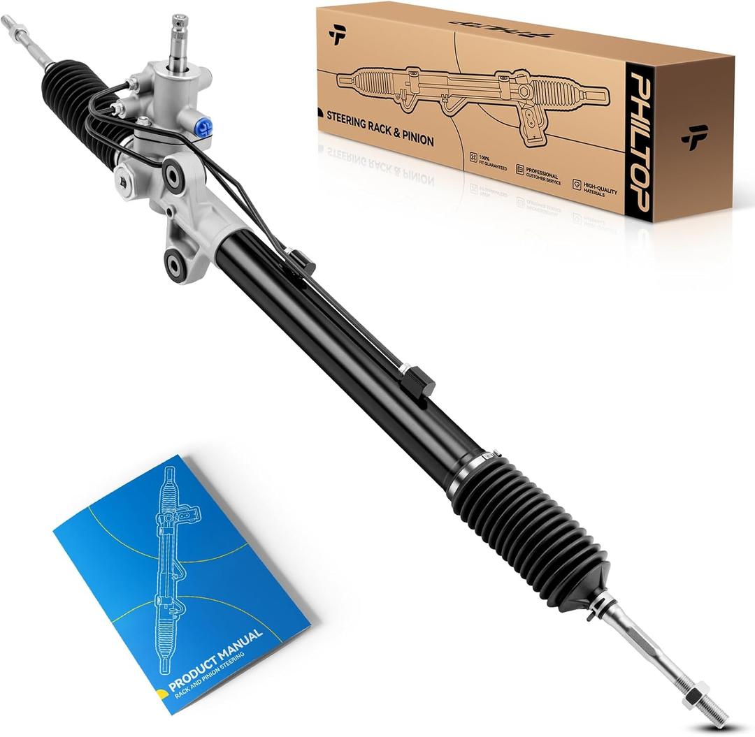 PHILTOP Power Steering Rack and Pinion Compatible with Honda Pilot 2009 2010 2011 2012 2013 2014 2015 All Models, Hydraulic Rack and Pinion Replace 26-2754