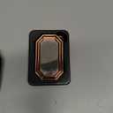 A-LuGei  &  Phone Kickstand Ring Holder, Magnetic Cell Phone Grips, Phone Stand for Desk, Adhesive Phone Holder for Hand, 360 Rotation Ring for Back of iPhone Case (Octagon Rose Gold)