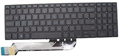 New Replacement Keyboard for Dell Gaming G7 7588 7590 7790 G3 3579 3779 3590 G5 5587 5590 Keyboard US Backlit Blue