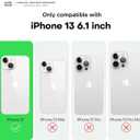 LOVE 3000 Designed for iPhone 13 Case, Premium Silicone with [Camera Protection] [Soft Anti-Scratch Microfiber Lining] Shockproof Protective Phone Case for iPhone 13 Women Men Girls 6.1", Black