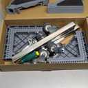 W B D WEIBIDA Appliance Dolly Cart with 4 Locking Twin Wheels Mini Fridge Stand Adjustable Furniture Mover Mobile Roller Base for Washing Machine, Dryer, Refrigerator, Laundry Pedestal (GREY)