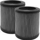 Anxingo 2 Pcs 32012957 Air Filter Replacement for Ingersoll Rand Compressor 2545 7100 3000 10T2 15T4 H15T4 TS7-TS15, Replaces 32165466 54726518 32127482 32012940 32012957 42406 1R417