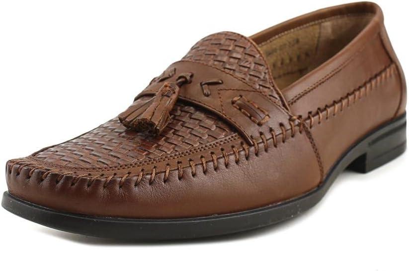 Nunn Bush Mens Strafford Woven (8, Cognac)