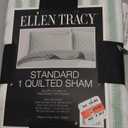 Sophia & William Cotton Comforter Cover Set King Size, Waffle Weave White Duvet Cover Set 3 Piece, White + Green