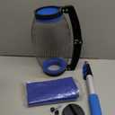 Zozen Nut Gatherer, Pecan Picker Upper, Walnut Picker Upper Roller, Side Opening Dump/Also Apply to Hickory Nuts, Chestnuts, Buckeyes, Golf, Butternuts, Objects Size 3/4'' to 2''; 1.5 Gallon (Blue)