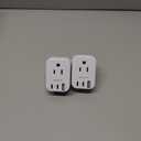 3 x US to India Plug Adapter, HANYCONY Type D Plug Adapter with 2 Outlets 3 USB Ports(2 USB C), India Power Travel Adapter for USA to India, Bangladesh, Maldives, Pakistan, 2 Pack