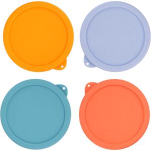 1 Cup Silicone Replacement Lids Storage Cover for Anchor Hocking Glass Bowls (Container not Included) 4 Pack Microwave, Dishwasher and Freezer Safe