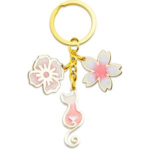Pink Flower Bag Charms for Handbags Kawaii Decor