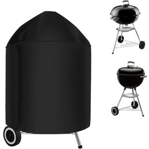 7150 Grill Cover for Weber 22 in Premium Kettle Charcoal, All Weather 600D Heavy Duty Waterproof Outdoor BBQ Covers for Weber Grill Accessories 22 Inch