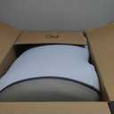 Reading Pillow for Sitting in Bed,22" H Back Support Pillow for Sitting up,Back Rest & Lumbar Support Pillows with Arms, Bed Rest Chair Cushion,Chaise Lounges Reclining,Gaming,Work,Resting(Grey&Blue)