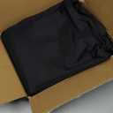 HolidayIdeas 2 Pack Fitted Table Clothes - 48 x 30 Inch - Black Rectangle Tablecloths for 4 Foot Tables, Fabric Table Cover Protector for Parties, Craft Show, Trade Show