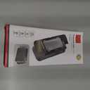 LuxiSync TPU Protective Case for Switch 2 Console  Ergonomic Carbon Fiber Grip, Shock-Absorbing Cover, 2 Screen Protectors, Thumb Grips & Dust Plugs