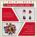 MISITU Jigsaw Puzzles 451 Pieces for Adults Chiristmas Unique Shape Challenging Difficult Puzzles Birthday Gift Game Toys Warm Christmas 13 x 18 Inches