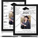 2 Pcs Graduation Signature Frame Coach Appreciation Gifts Graduation Guest Book Graduation Party Favors Thanks Coach Frame Book Alternative Bulk Congrats Grad Party Supplies