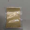 Uxcell 6 Sheets Letter Stickers 0.18" 3D Mini Letter Sticker Metal Self Adhesive Alphabet Stickers for Scrapbooking DIY Poster Craft Wall Doors Sign Decor (Gold, Uppercase) (6 x 9.5 Mm/2.4 x 3.7 Inches)