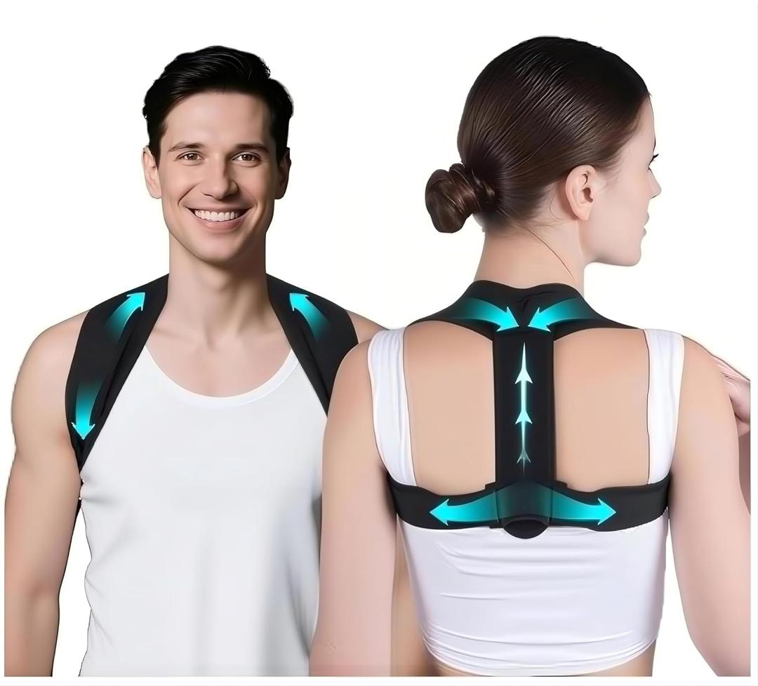 Corrector- Adjustable Upper Back Brace Shoulder