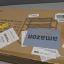 HOMEFORT 4-Tier Shoe Rack, Modern Industrial Shoe Storage Tower, Narrow Shoe Organizer for Closet Entryway, Small Shoe Rack Table with Durable Metal Shelves and MDF Top, White Oak