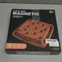 Magnetic Game Chess, Magnet Game Chess 40 Piceses, Family Games for Kids and Adults, Board Game for Kids 8-12 Family Games Night 2-4 Players, Gifts for Teens Kid (Brown)