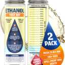 2-Pack Ethanol Test Kit - Spill-Free Wide Mouth E85 Tester with Bold Markings, Compact Design for Hundreds of Tests, Accurate Results in 5 Minutes