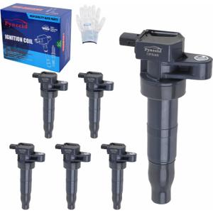 UF546 High-Performance Ignition Coils Set of 6 for Hyundai Azera/Entourage/Santa Fe/Sonata/Veracruz & Kia Amanti/Optima/Sedona/Sorento 3.3L 3.8L V6 - Replaces UF546