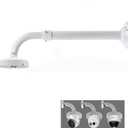 15.7-23.5in Telescopic Indoor and Outdoor Camera Bracket Metal Hoisting L-Type Metal Bracket, Used for Security Dome Network Camera Installation (40-60CML-PQ)