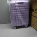 LARVENDER Carry On Luggage 22x14x9 Airline Approved, 20 Inch Expandable PC+ABS Hardside Suitcase Carry On Luggage with Spinner Wheels TSA Lock for Women Men (Lavender)