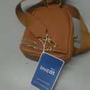 RFID Blocking Sling Bag, Anti Theft Crossbody Bag for Women Compact Travel Purses Leather