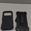 for iPhone 17 Pro Case 6.3" with Belt Clip Holster,Anti-Drop,Shockproof,Heavy Duty Protection,Compatible with MagSafe,w/Screen Protector,with 360Rotating KickstandBlue