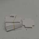 qiqee 60-Packs Cupcake Boxes Auto-pop up Individual Cupcake Container White 3.5" x 3.5" x 3.5" Single Cupcake Boxes