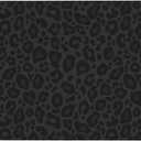 Black Leopard Print Bath Mat 24x16 Inch Non-Slip Soft Microfiber Bathroom Rugs Washable Bathmat, Carpet Rug Entryway Cheetah Decor for Tub Shower Room Floor