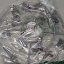 2 Pack Clothes Drying Rack with 24 Clips, Stainless Steel Clothes Drying Hanger, Swivel Windproof Round Dry Rack, Heavy Duty Underwear Hanger for Indoor Outdoor Wet and Dry (Grey)