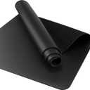 Professional PU & Natural Rubber Yoga Mat – Non Slip 5mm Thick Workout Mats for Women & Men, 72"x27" Wide Exercise Pad for Hot Yoga, Pilates, HIIT & Home Gym – Strap Included