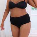 INNERSY Plus Size Big Curvy Woman Cotton Underwear High Waist Briefs 5-Pack, 4XL