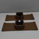 Couch Cup Holder, SilicSoft Weighted Ergonomic Sofa Buddy, Convenient Couch Coffee Cup Holder with a Sticky Base, for Living Room BalconyBrown 2 Pack