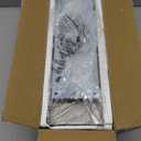 Modern LED Small Bathroom Lights Fixtures 3-Light,Stainless Steel Chrome Acrylic Wall Lighting,Vanity Lights for Bathroom Over Mirror 6000K 16in (16.14 in)