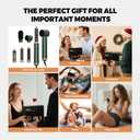 5 in 1 Blow Dryer Brush, Upgrade Hair Dryer Brush Set Negative Ion Air Styler Curling Wrap Air Curler, Hot Air Brush Curling Iron Hair Styling Tools As A Gift for Straight/Curl/Dry/Smooth