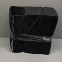 Foot Rest for Under Desk at Work, Adjustable Footrest for Office Chair & Gaming Chair,Ergonomic Footrest Pillow Desk Foot Stool with Washable Cover for Home, Airplane, Travel (Black)