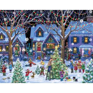 Christmas Cheer Advent Calendar (Countdown to Christmas) with Holiday Picture by Vermont Christmas Company