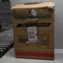 ZAFRO Electric Fireplace Stove, 5100 BTU Quick Heating Electric Fireplace Heater with Adjustable Flame Brightness, 1000W/1500W Thermostat, for Living Room, Bedroom (22 inch Standard)