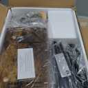 IBUYKE Floating TV Stand Wall Mounted with Power Outlet,Wood Wall Mounted Media Console Shelf,Floating Entertainment Center for Under TV Storage for Living Room Bedroom Office,Rustic Brown WST001H