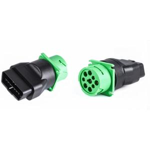 16pin OBD2 Male to 9pin J1939 Adapter for Truck Freightliner Code Reader ELD Tracker (1)