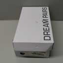 DREAM PAIRS Women's Two Strap Open Toe Low Block Chunky Heels Sandals Dress Pumps Casual Summer Mules Shoes, Size 8.5, Nude-nubuck